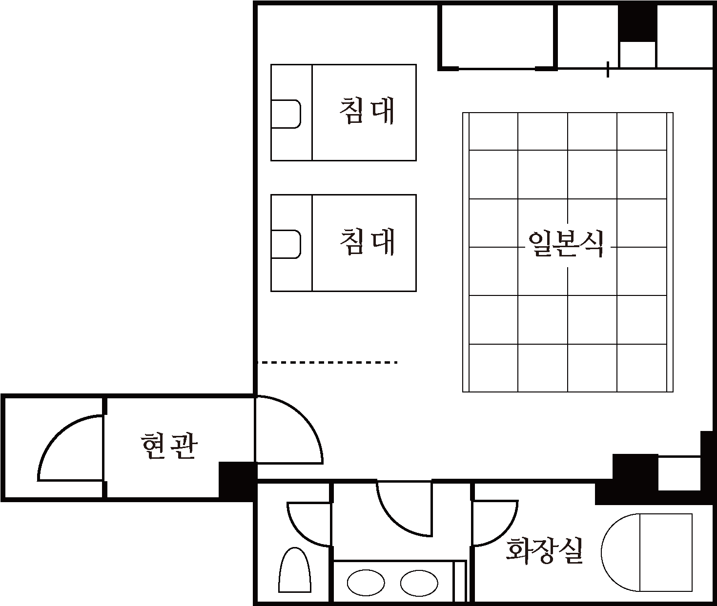 프리미엄룸 218[원천 싱크대의 내탕]